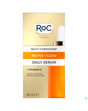 Roc multi correx.revive+glow daily serum  fl  30ml