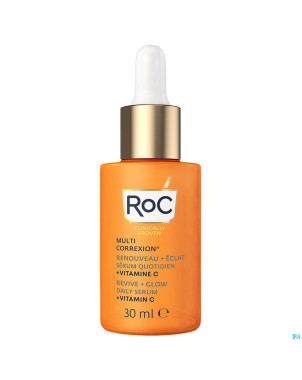 Roc multi correx.revive+glow daily serum  fl  30ml