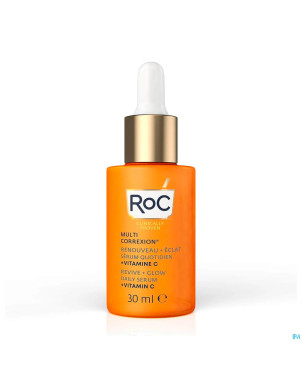 Roc multi correx.revive+glow daily serum  fl  30ml