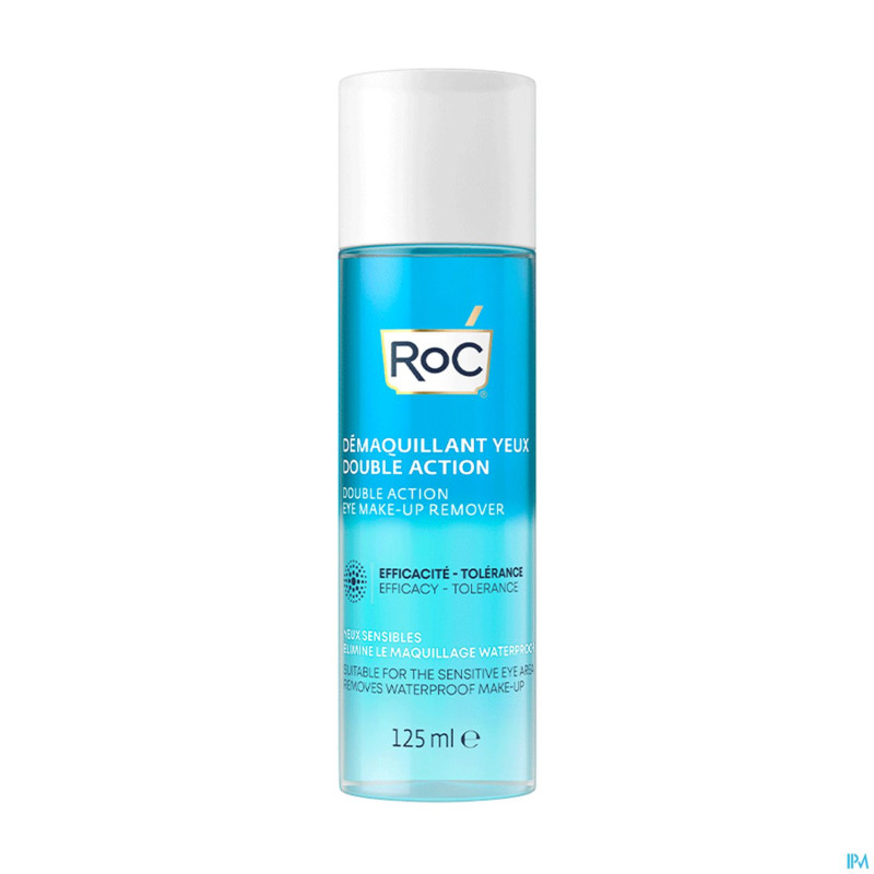 Roc double action eye make-up remover    fl 125ml