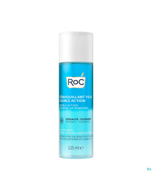Roc double action eye make-up remover    fl 125ml