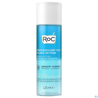 Roc double action eye make-up remover    fl 125ml