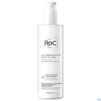 Roc multi action make-up remover milk    fl 400ml