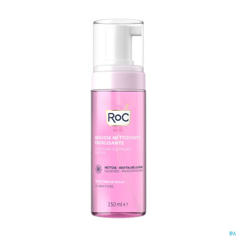 Roc energising cleansing mousse    fl 150ml