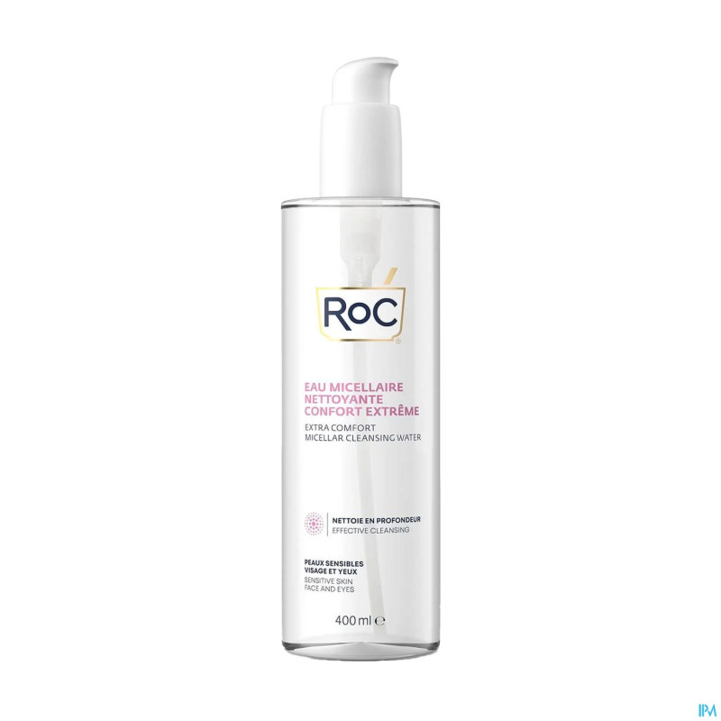 Roc extra comfort micellar cleans.water   fl 400ml