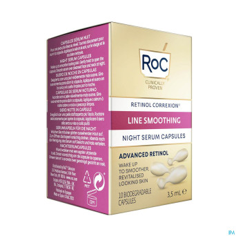Roc retinol correx.line smooth.night serum caps 10