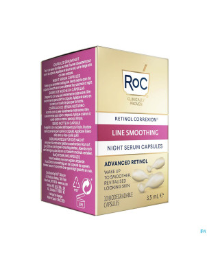 Roc retinol correx.line smooth.night serum caps 10