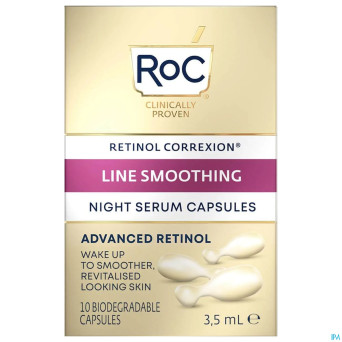Roc retinol correx.line smooth.night serum caps 10