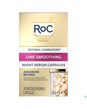 Roc retinol correx.line smooth.night serum caps 30