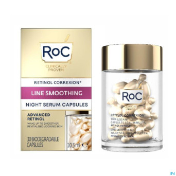Roc retinol correx.line smooth.night serum caps 30