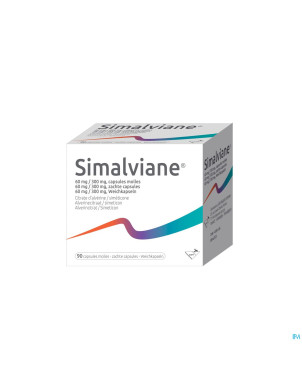 Simalviane 60mg/300mg caps molles  90 blister