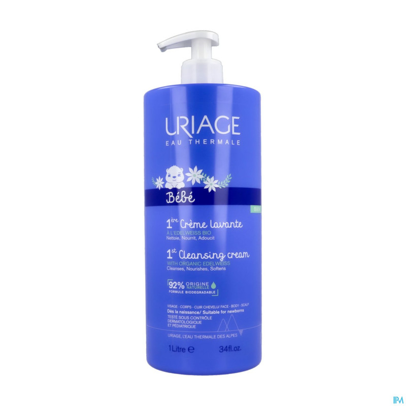 Uriage bb 1ere creme lavante 1l