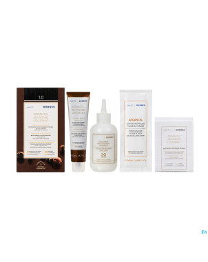 Korres kh huile argan color. haute perf.black 1.0