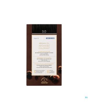 Korres kh huile argan color.h.perf.dark brown 3.0