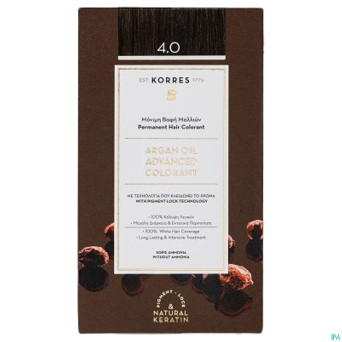 Korres kh huile argan color. haute perf.brown 4.0