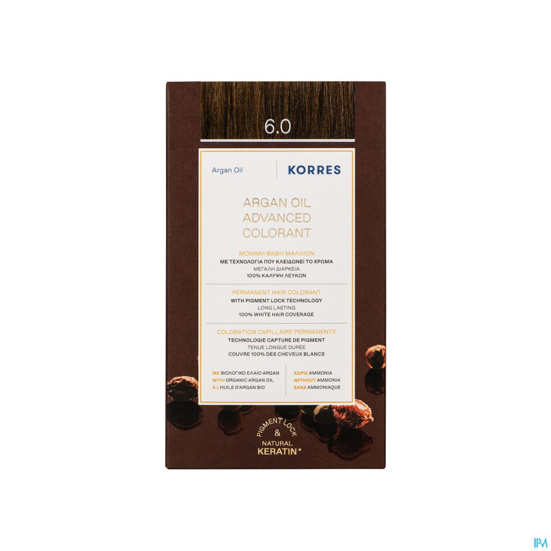 Korres kh huile argan color. h. perf.dark bl. 6.0
