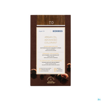 Korres kh huile argan color.haute perf.blonde 7.0