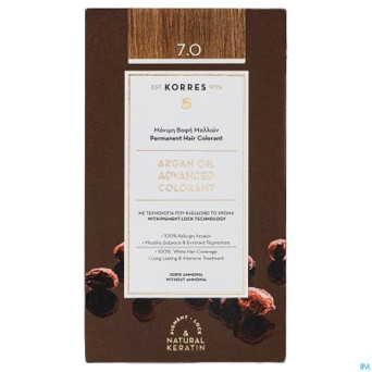 Korres kh huile argan color.haute perf.blonde 7.0