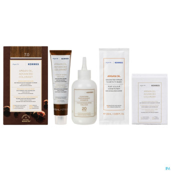 Korres kh huile argan color.haute perf.blonde 7.0