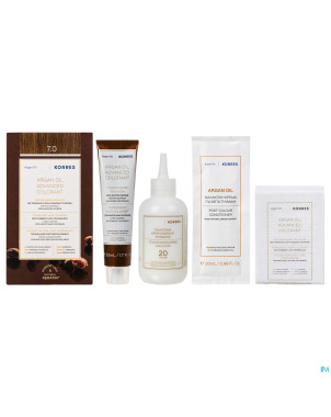 Korres kh huile argan color.haute perf.blonde 7.0