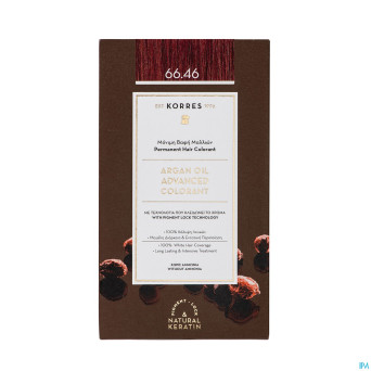 Korres kh huile argan col.h.perf.int.bur.red66.46