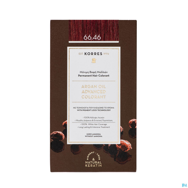 Korres kh huile argan col.h.perf.int.bur.red66.46