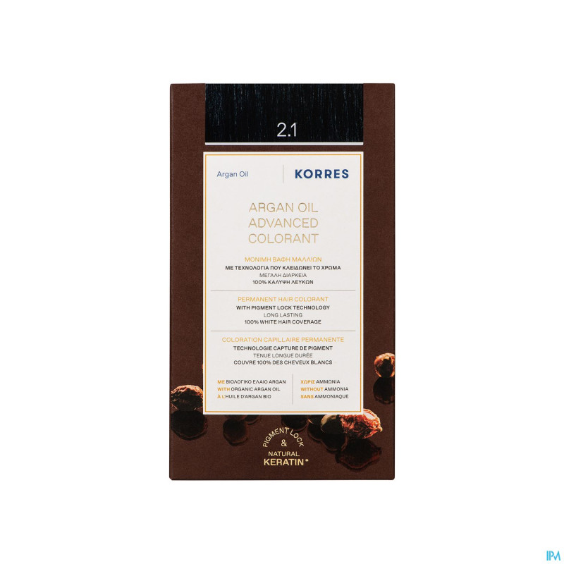 Korres kh huile argan color. h.perf.blue black2.1