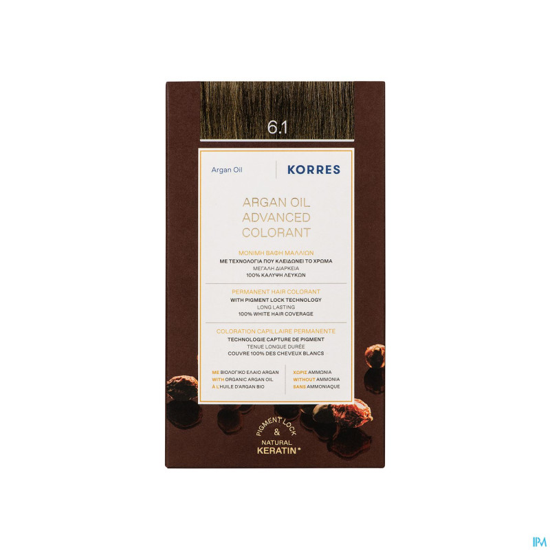 Korres kh huile argan col. h.perf.ash dark bl.6.1