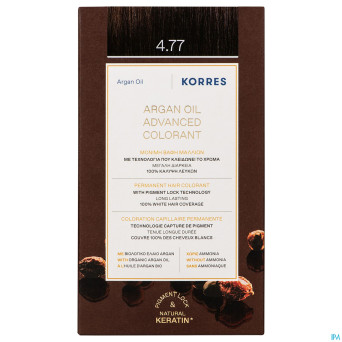 Korres kh huile argan col. h.perf.dark choco.4.77