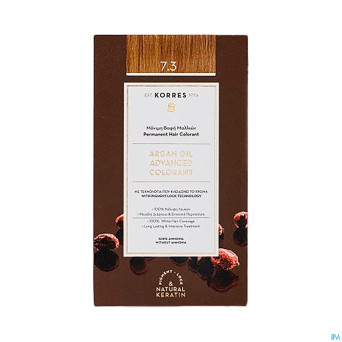 Korres kh huile argan col.h.perf.gold/hon.bl. 7.3
