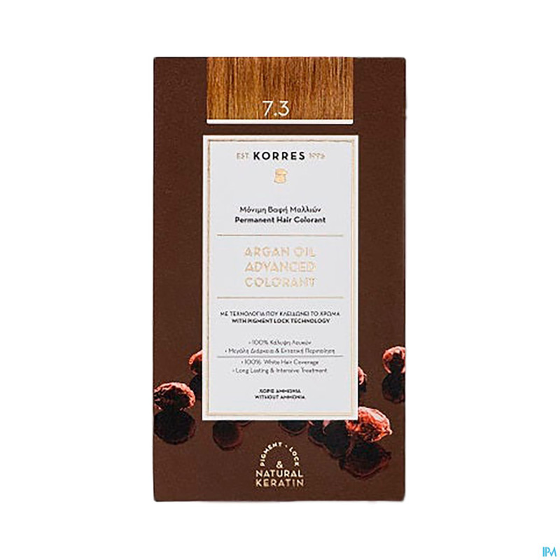 Korres kh huile argan col.h.perf.gold/hon.bl. 7.3