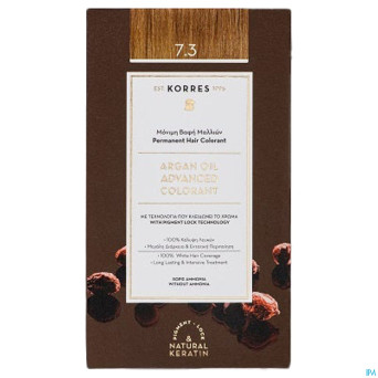 Korres kh huile argan col.h.perf.gold/hon.bl. 7.3