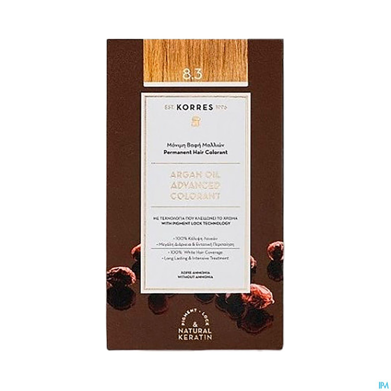 Korres kh huile argan col.h.perf.gol/hon.l.bl.8.3
