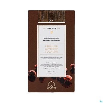 Korres kh huile argan color. h.perf.chocolate 5.7