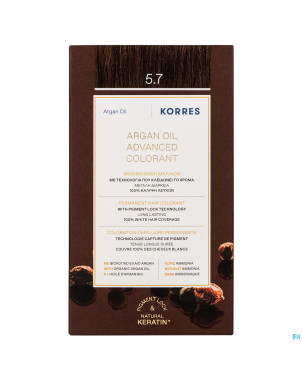 Korres kh huile argan color. h.perf.chocolate 5.7