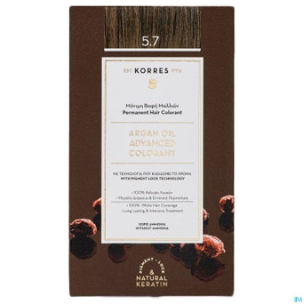 Korres kh huile argan color. h.perf.chocolate 5.7