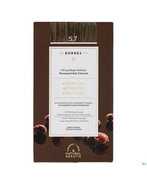 Korres kh huile argan color. h.perf.chocolate 5.7