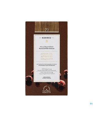 Korres kh huile argan haute perf. ash blonde 7.1