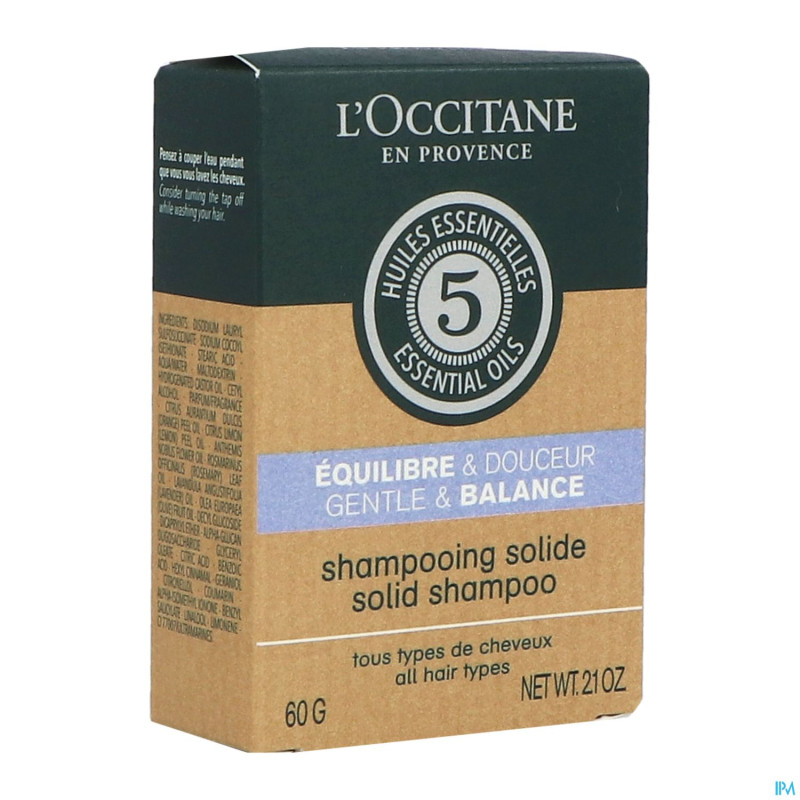 L'occitane sh solide douceur & equilibre 60g