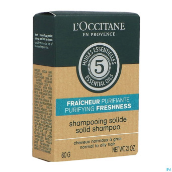 L'occitane sh solide fraicheur purifiante 60g
