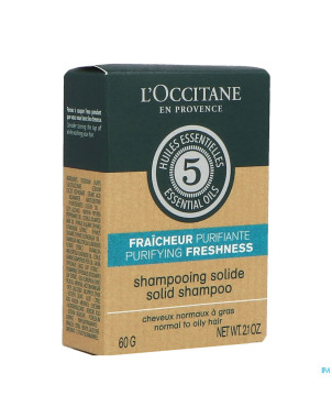 L'occitane sh solide fraicheur purifiante 60g