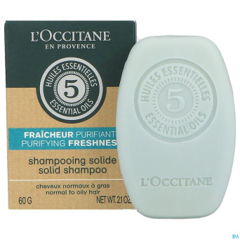 L'occitane sh solide fraicheur purifiante 60g