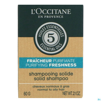 L'occitane sh solide fraicheur purifiante 60g