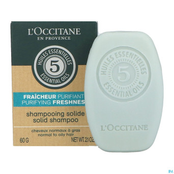 L'occitane sh solide fraicheur purifiante 60g