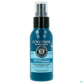 L'occitane shampooing sec fraicheur purifiant 80ml