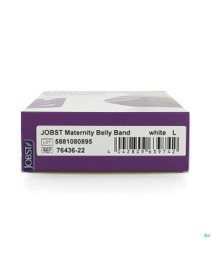Jobst maternity belly band l blanc