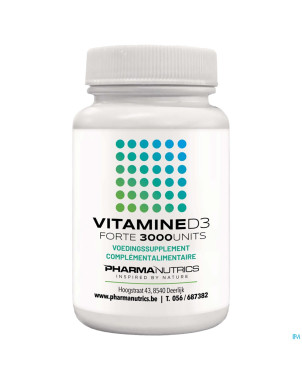 Vit d3 forte 3000iu caps 120    pharmanutrics