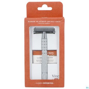 Vitry rasoir surete papillon +10 lames