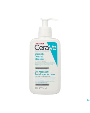 Cerave gel moussant nettoyant a/imperf.    236ml