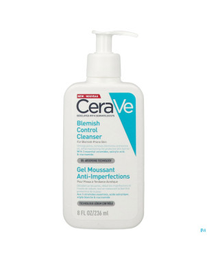 Cerave gel moussant nettoyant a/imperf.    236ml